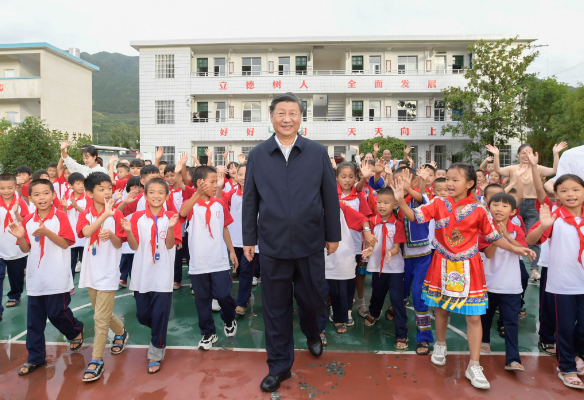 视频丨习近平：希望孩子们都能长成中华民族的参天大树