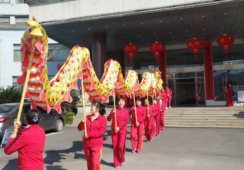东江街道：龙狮齐舞闹新春