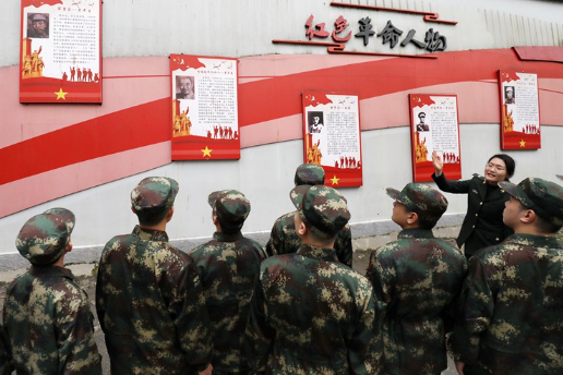 资兴：入伍新兵第一课 培植红色基因