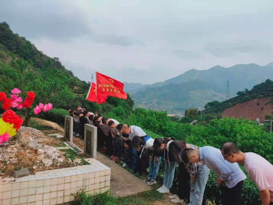 滁口镇：开展缅怀先烈活动