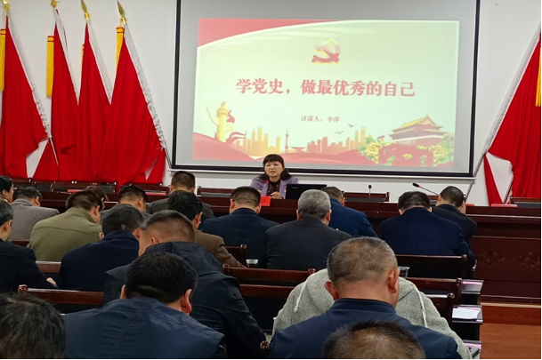 唐洞街道：“学党史”第二次专题党课开讲