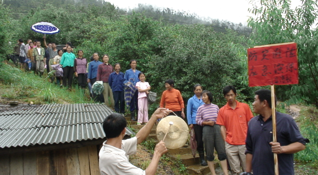滁口镇开展山洪地质灾害应急演练