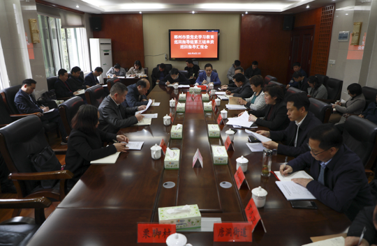 郴州市委党史学习教育巡回指导组第三组来资开展巡回指导