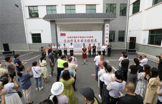 资兴市庆祝中国共产党成立100周年美术书法摄影展开展
