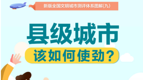 全国文明城市测评体系图解⑨|全国县级文明城市怎样创建？