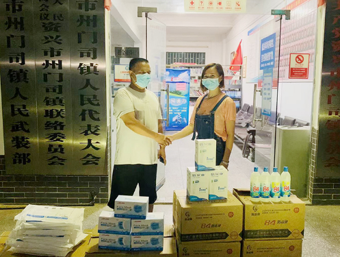 州门司镇：政协委员爱心捐助，积极参与防疫工作