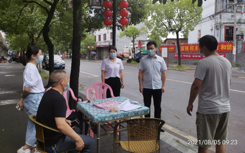 蓼江镇“双抢季”里防疫情