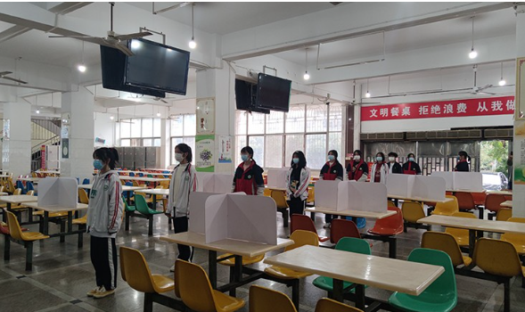 资兴市立中学开展新冠疫情防控演练